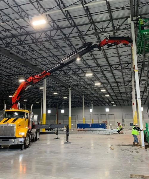 Crane Assisted Construction Work